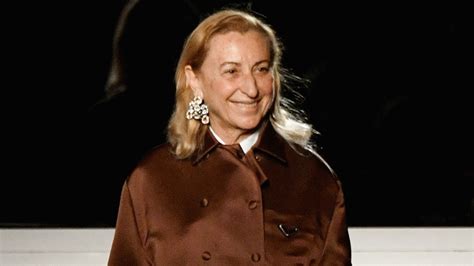 il nome della stilista a capo dell impero di prada|miuccia prada vita privata.